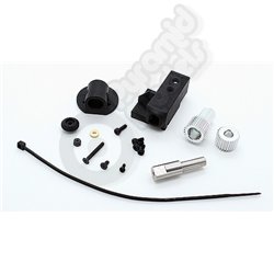 TRI-Copter Servo Mount Set with Gear (Black)