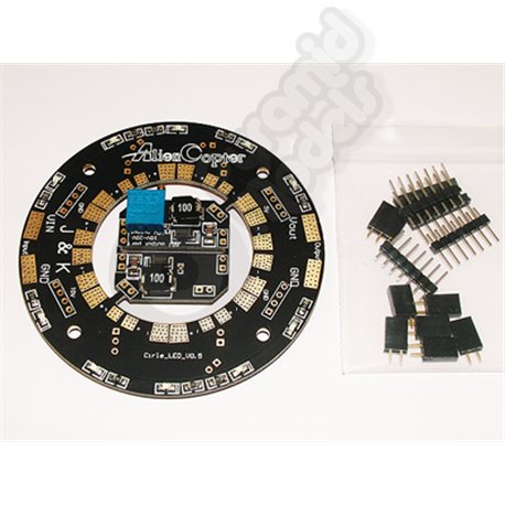 J&K Universal 12-way 100A Multi-rotor Power Distribution Hub W/ LEDs & Dual BECs