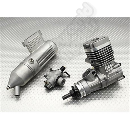 ASP S25AII Two Stroke Glow Engine w/remote needle