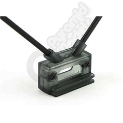 Receiver Antenna Mount Dual 45deg with Direct or Clip Mount