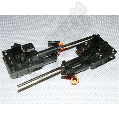 Twist and Turn Electric Retract with 3mm Landing Gear Leg (2pc) 29.0g
