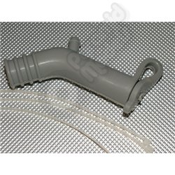 Silicone exhaust Deflector 83mm - 10mm ID w/Sealer Plug