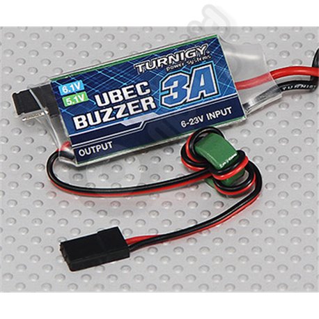 Turnigy 3A UBEC with Low Voltage Buzzer 
