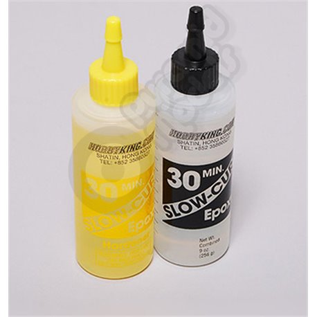 Slow-Cure 30 Min Epoxy Glue 9oz