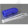 J-Shape Blue Silicone Exhaust Coupler 52x15mm
