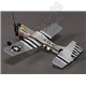 Rubber Band Powered Freeflight P-51 Mustang 288mm Span