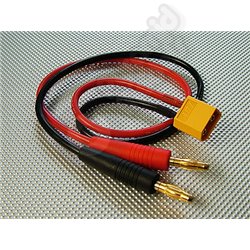 Charge Cable with Male XT60 - 4mm Banana plug