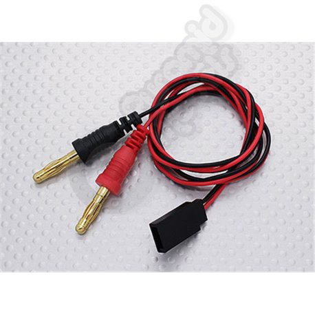 Futaba Plug to Banana Plug Charge Lead Adapter