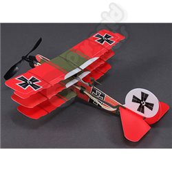 Rubber Band Powered Freeflight Dr-1 Model 437mm Span with Electric Winder