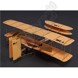 Rubber Band Powered Freeflight Wright Flyer 490mm Span 