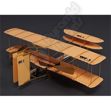 Rubber Band Powered Freeflight Wright Flyer 490mm Span 