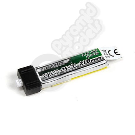 Turnigy Nano-Tech 210mAh 1S 45C LiPo Battery 2 pack - Kyosho, E-flite, Parkzone