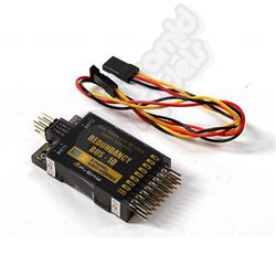 FrSky Duel Power - Duel Receiver Redundancy Bus-10 8 Channel Servo Interface
