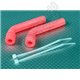 Silicone Exhaust Deflector 78x8mm (Florescent Pink)