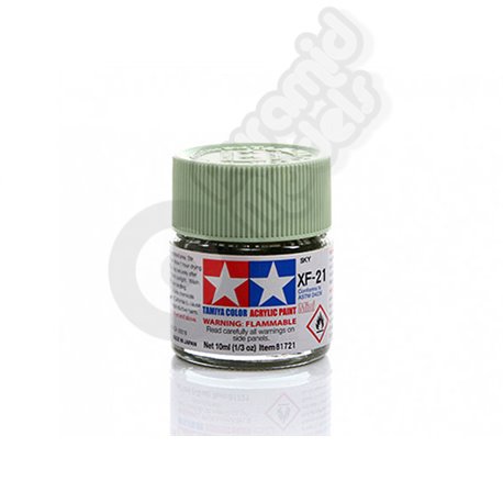 Tamiya XF-21 Flat Sky Mini Acrylic Paint (10ml)