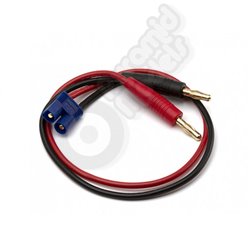 EC3 Charging Cable 14AWG 30cm-  with 4mm Banana Plugs