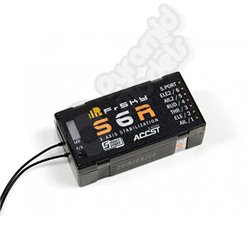 FrSky S6R 6 Channel Receiver w/ Built-In 3 Axis Gyro and Smart Port (EU) LBT Version