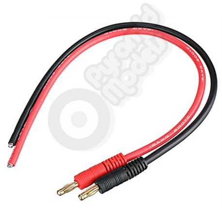 RJX RJX2936 300mm 12AWG 4.0mm Banana Plug Charging Cable