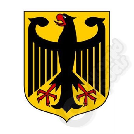 German Crest Decal