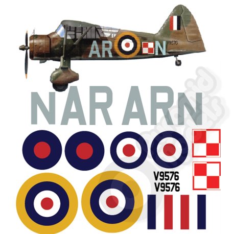 Westland Lysander Scale Decal Sets