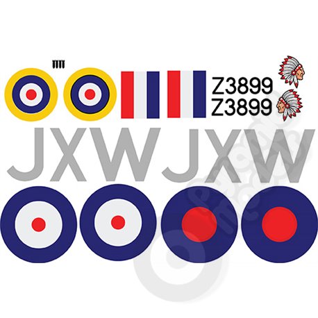 Hawker Hurricane Decal sets