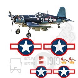 Vought F4U Corsair decal set 4