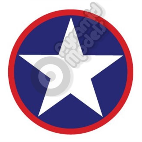 USA Roundel with red outline