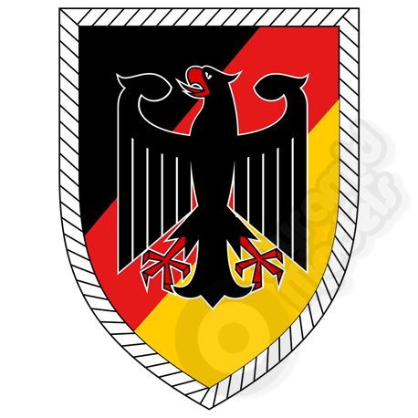 German Crest Decal