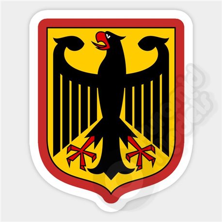 German Crest Decal