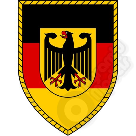German Crest Decal