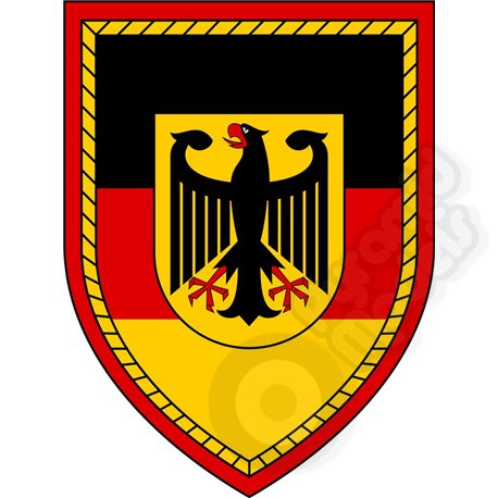 German Crest Decal