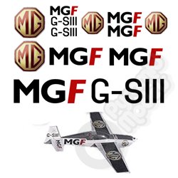 Extra 300 MGF decal sets