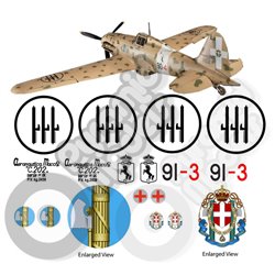  Macchi C-202 Folgore Decal sets