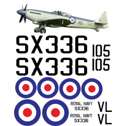Supermarine Seafire XVII SX336 Decal Set
