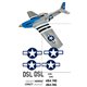 Cambrian Funfighter P51-D Mustang Decal Set