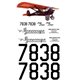 The Monocoupe Decal Set (Miss Fargo)