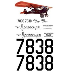 The Monocoupe Decal Set (Miss Fargo)