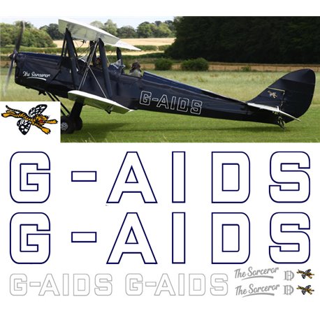 TigerMoth decal set - G-AIDS