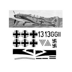 Focke Wulf 190 scale Decal Sets
