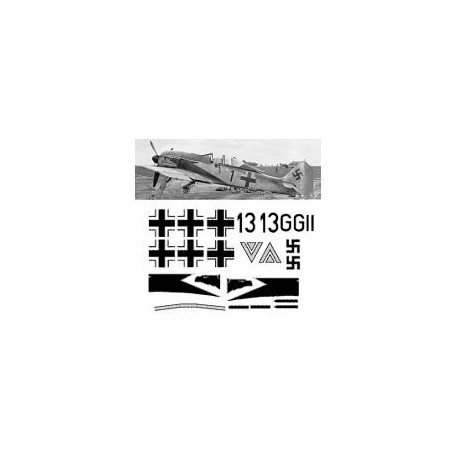 Focke Wulf 190 scale Decal Sets