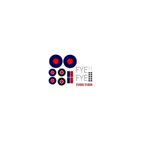 Curtis P40 decal set