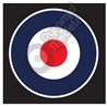RAF - British Roundel - Type D - white outline