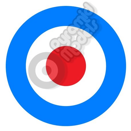 RAF - British Roundel - Type D - Light blue