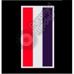 Fin Stripes with white outline