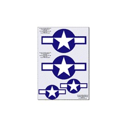 American Star & Bar Decal Set