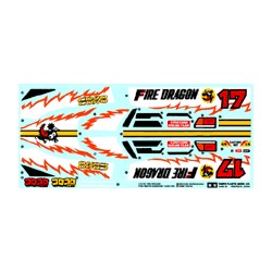 TAMIYA- Fire Dragon - 1/10th scale Decal Set