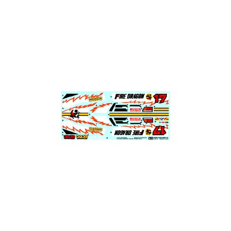 TAMIYA- Fire Dragon - 1/10th scale Decal Set