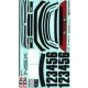 TAMIYA- Honda NSX - 1/10th scale Decal Set