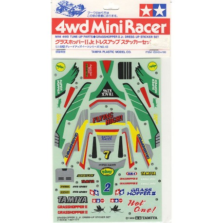 TAMIYA- Grasshopper II Jr Dress up Sticker Set