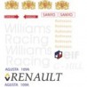 Williams_Renault_elf RothMans logo set